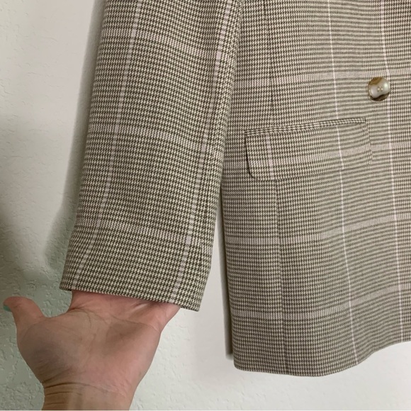 Madewell Dorset blazer in windowpane XXS - Picture 8 of 9
